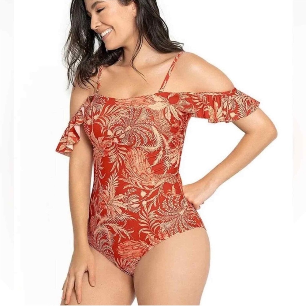 Leonisa Floral Swimsuit